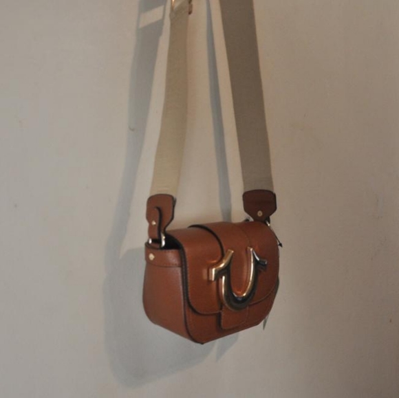 True Religion Cognac Horseshoe Crossbody Bag - Picture 10 of 10
